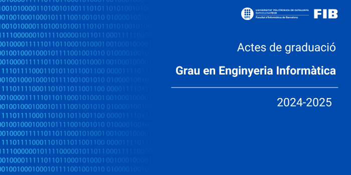 Acte Graduació - Grau en Enginyeria Informàtica