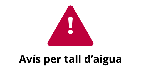 afectacions per tall d'aigua